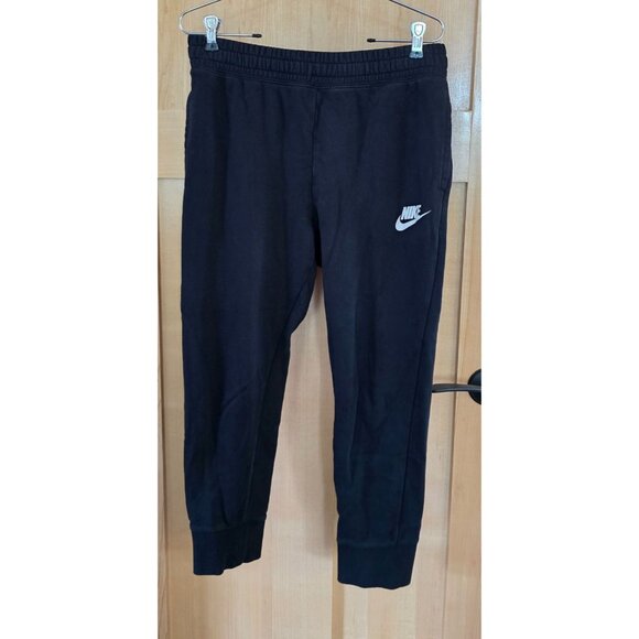 Nike Mens Black Jogger Sweatpants Size M running hiking gym workout - Picture 1 of 4